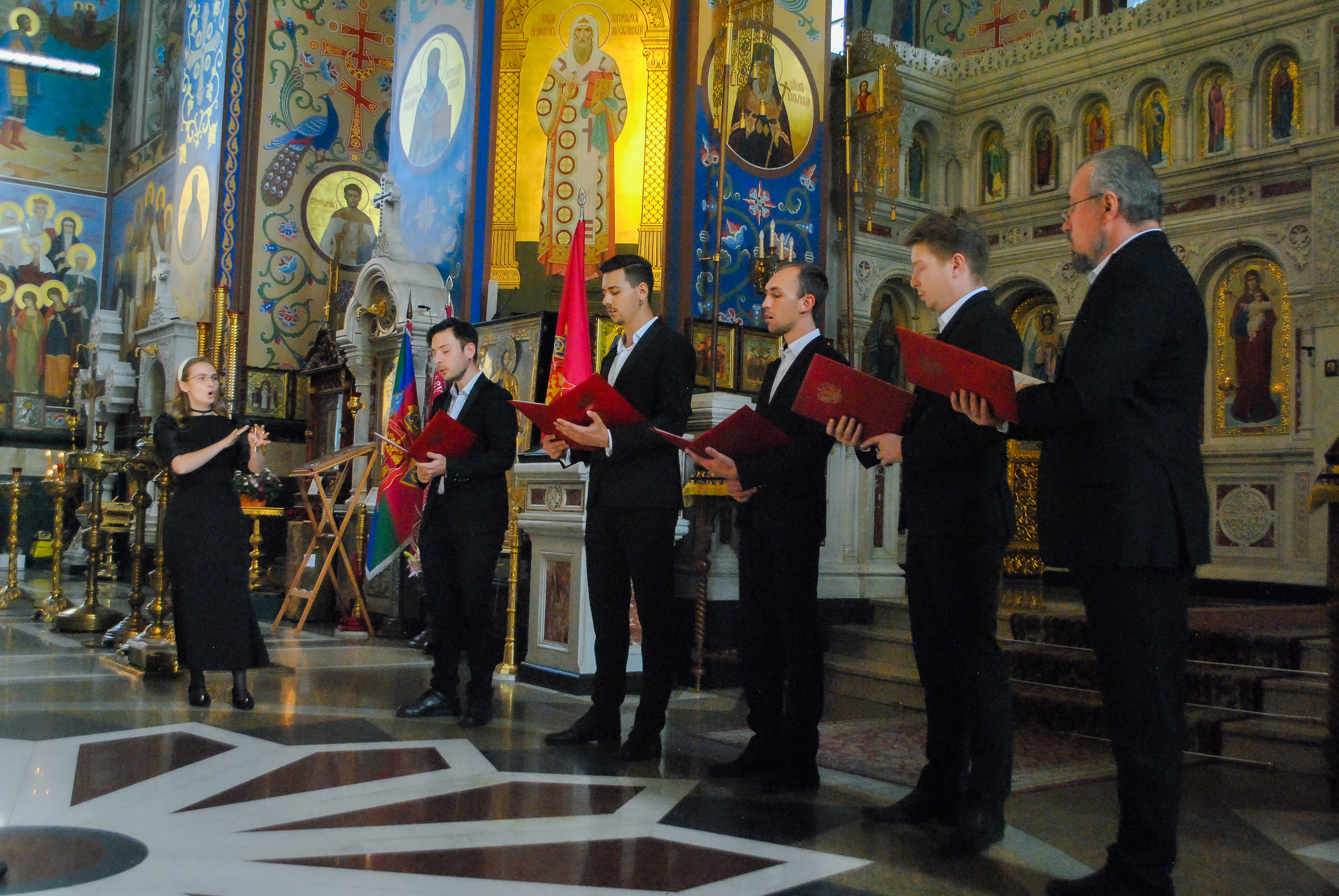 Православный хор храма в Минусинске