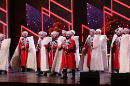 Артисты Кубанского казачьего хора приняли участие в съёмках концерта к 90-летию Василия Ланового