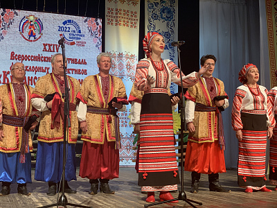 Завершился первый день насыщенной конкурсной программы XXIV Всероссийского фестиваля фольклорных коллективов «Кубанский казачок»